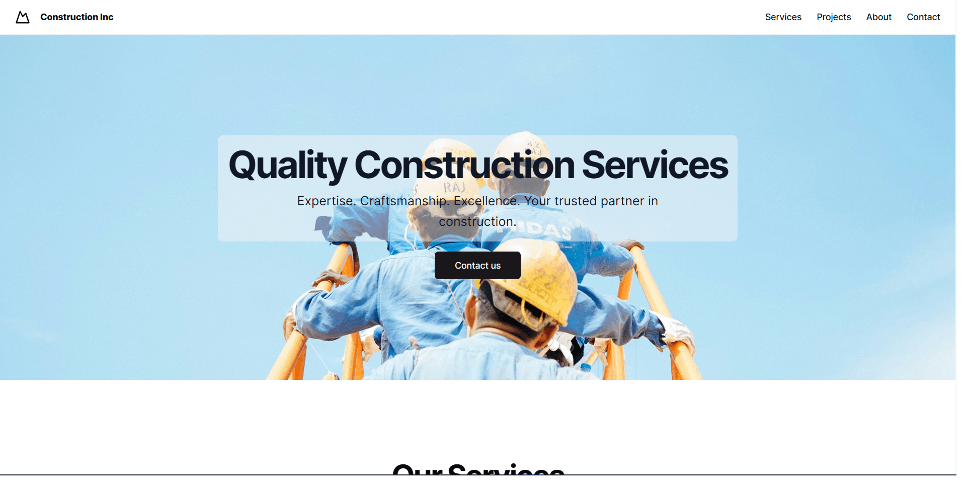 Construction Inc